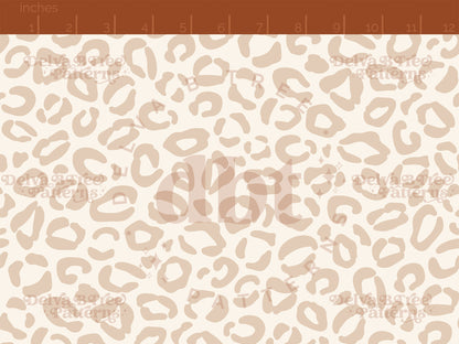 Tan and cream leopard print seamless pattern scale digital file for small shops that make handmade products in small batches.