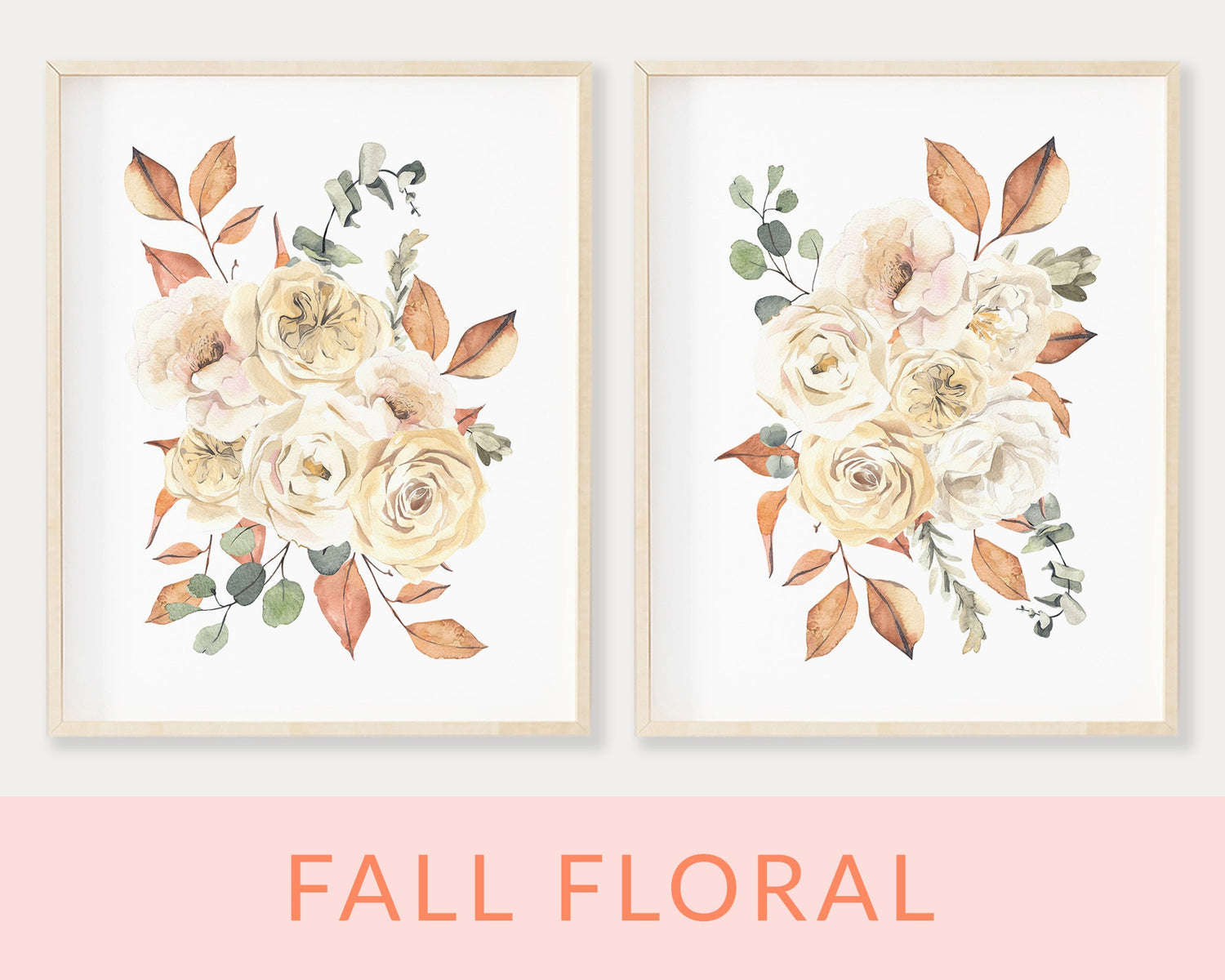 Fall Floral Printable Wall Art