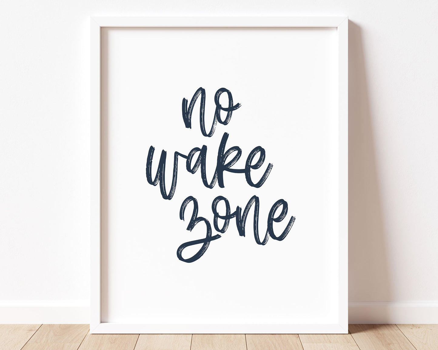 No Wake Zone Printable Wall Art, Surf Nursery Digital Download