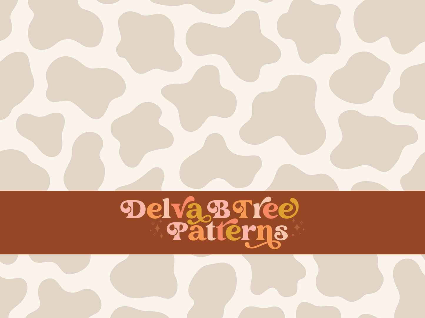 Neutral tan and off white cowhide seamless file for fabric printing. Animal Skin cowhide Print Repeat Pattern for textiles, polymailers, baby boy lovey blankets, nursery crib bedding, kids clothing, girls hair accessories, home decor accents, pet products.