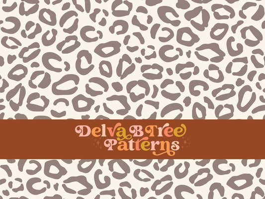 Taupe and cream leopard seamless file for fabric printing. Animal Skin Leopard Print Repeat Pattern for textiles, polymailers, baby boy lovey blankets, nursery crib bedding, kids clothing, girls hair accessories, home decor accents, pet products.