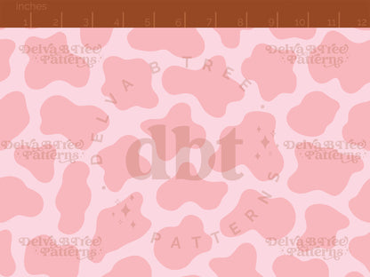 Tone on Tone pink cow print seamless pattern scale digital file for small shops that make handmade products in small batches.