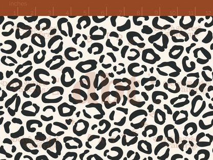 Charcoal black and cream leopard print seamless pattern scale digital file for small shops that make handmade products in small batches.