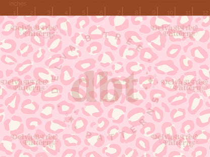 Pink and ivory leopard print seamless pattern scale digital file for small shops that make handmade products in small batches.