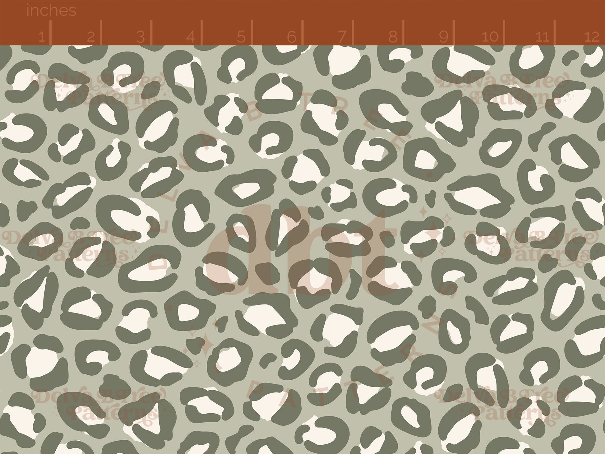 Army green and sage leopard print seamless pattern scale digital file for small shops that make handmade products in small batches.