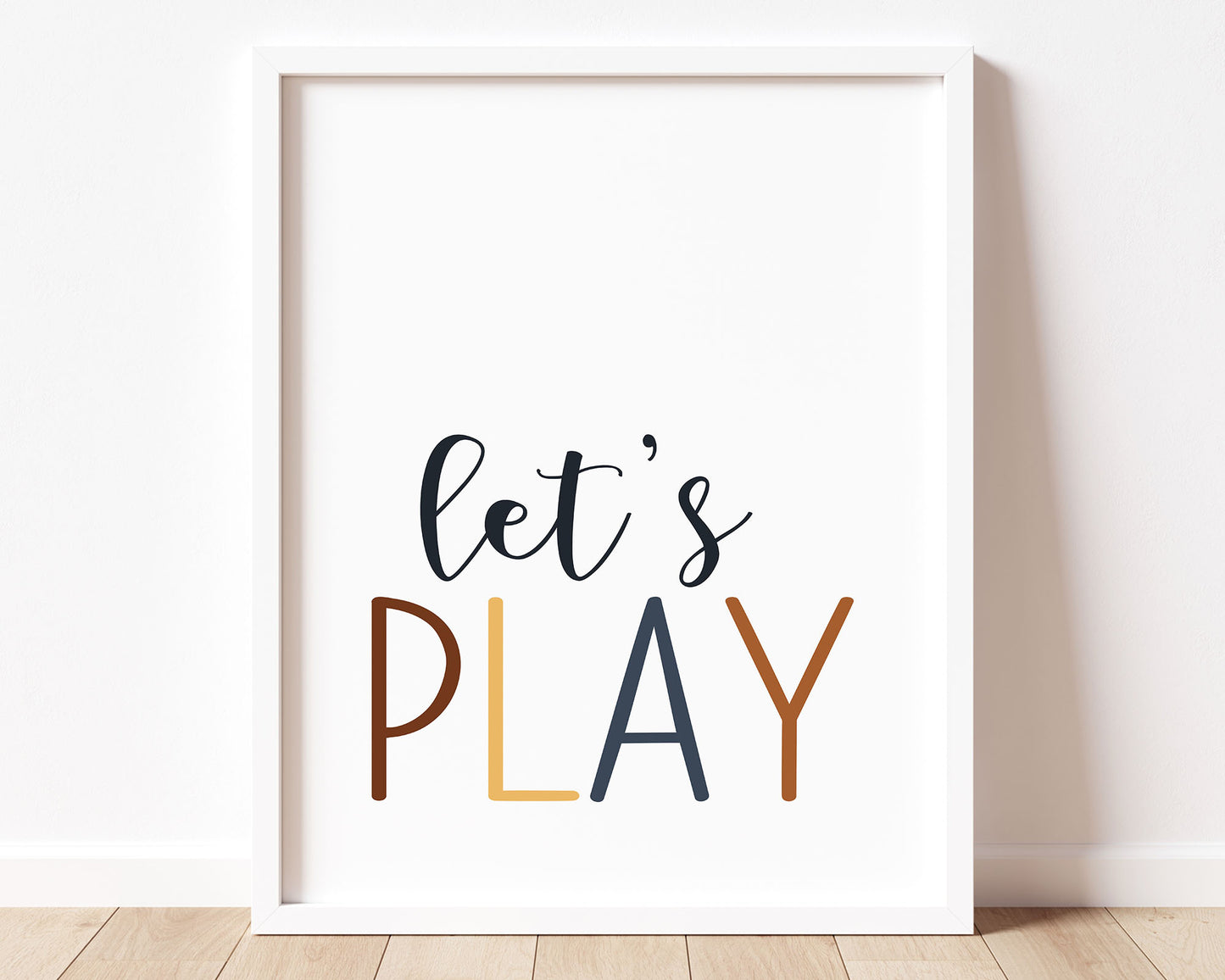 Let's Play Let's Read Sunshine Printable Wall Art Set of 3, Digital Download