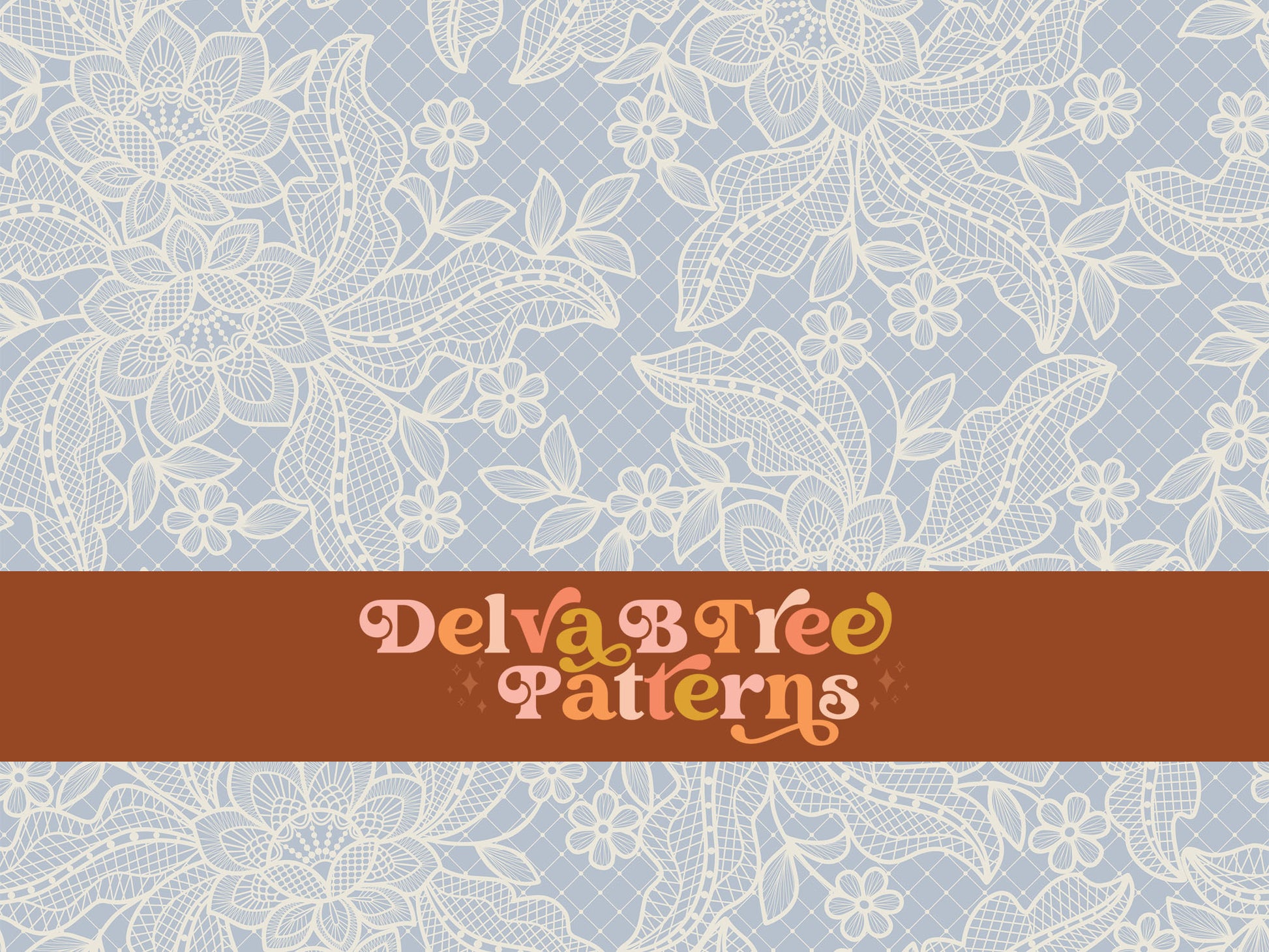 This Seamless Lace Pattern is Delicate and Pretty