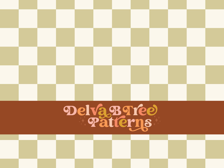 1" dusty yellow and off white checkered seamless file for fabric printing. Boho classic Checked Repeat Pattern for textiles, polymailers, baby boy lovey blankets, nursery crib bedding, kids clothing, girls hair accessories, home decor accents, pet products.