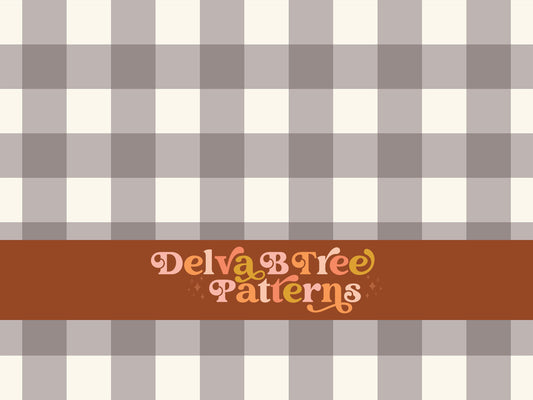 One inch gray and off white gingham seamless file for fabric printing. Classic Buffalo Checked Repeat Pattern for textiles, polymailers, baby boy lovey blankets, nursery crib bedding, kids clothing, girls hair accessories, home decor accents, pet products.